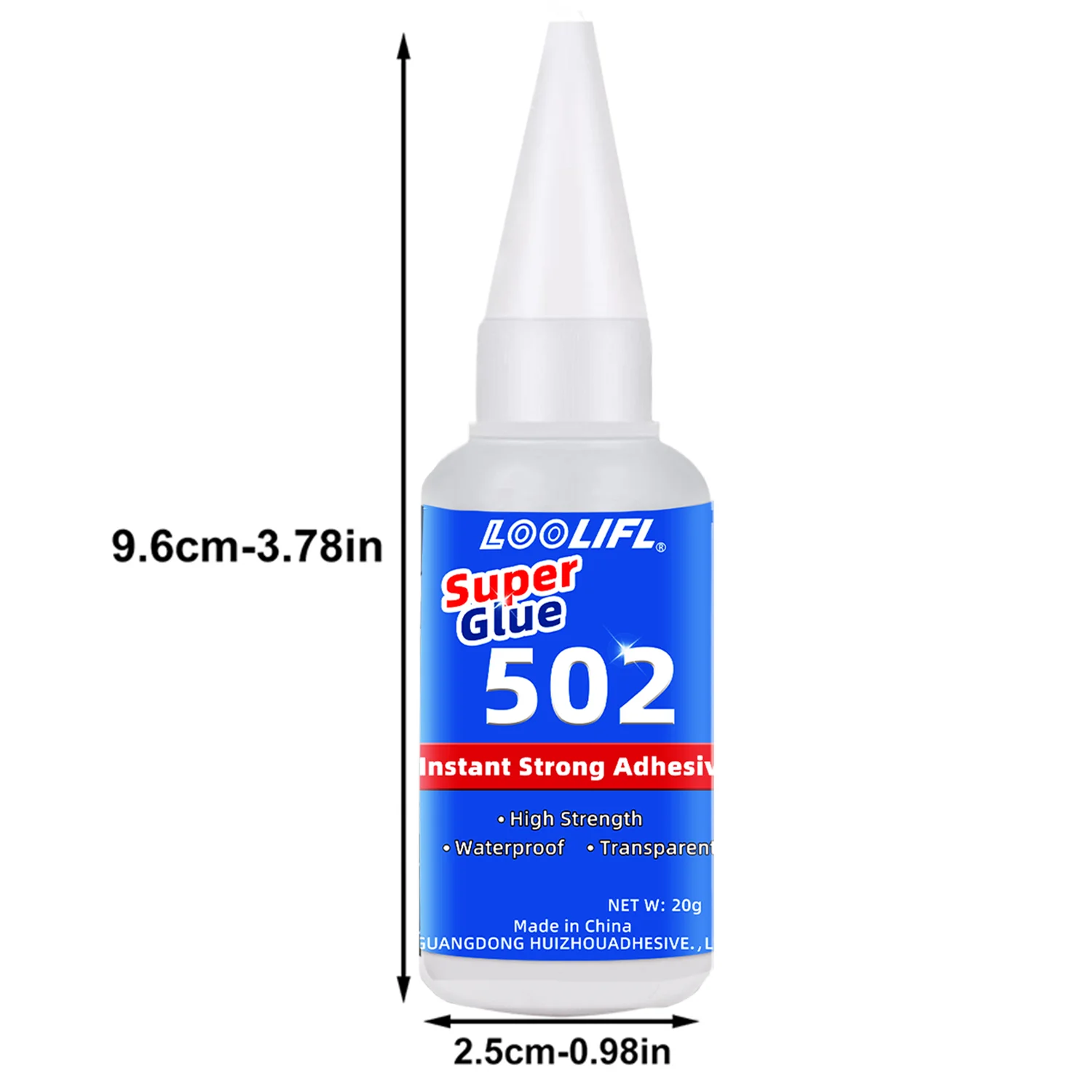 1–8 Stück 502 starker Kleber, Cyanacrylat-Kleber, 10-Sekunden-Klebung, geeignet für Holz, Kunststoff, Keramik, Metall, Allround-Klebewerkzeuge – Detail 7