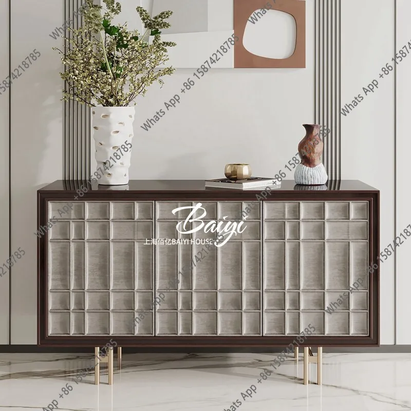 

Американский шкаф для прихожей в стиле лёгкой роскоши, французский тумба под телевизор, простой боковой шкаф для хранения в столовой, неоклассический шкаф для гостиной.