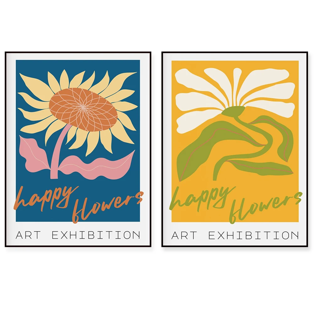 Art de jardin psychédélique, fleur de blisse, oeil psychédélique qui voit tout, champignon, crapaud et fleurs, affiche florale colorée vintage