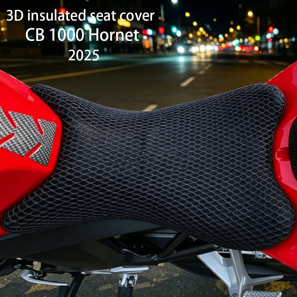 CB1000Hornet Non-Slip Cover Motorcycle accessories For Honda CB 1000 Hornet 2025 3D Airflow Honeycomb Mesh Protect Cushions