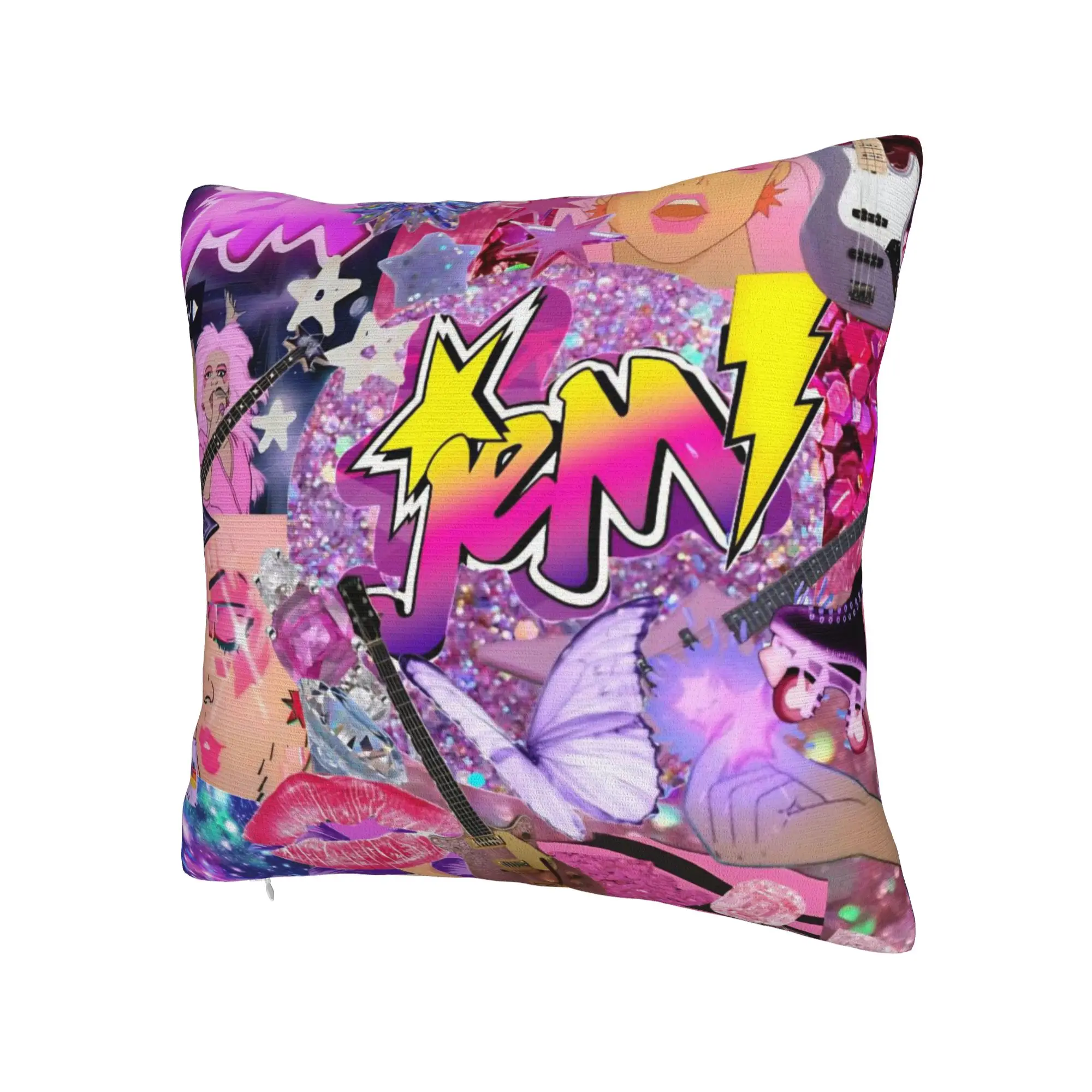Decorative Pillow Covers Jem And The Holograms Stuff Car  Pillow Case Cover Square Multiple Sizes