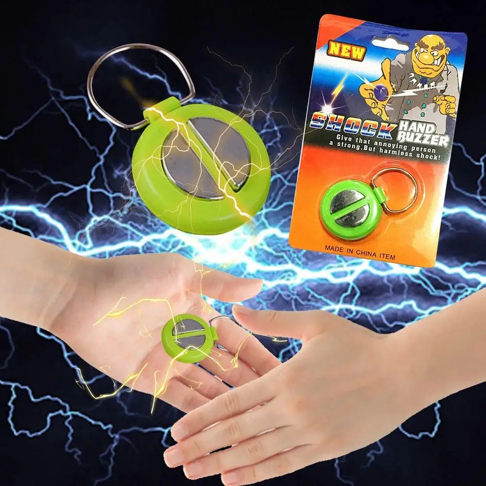 Handshake Toys Electric Shock Hand Shake Toy Mini Hidden Handshake Buzzer Touch Toys Prank Toys Harmless & Safe Novelty Gift