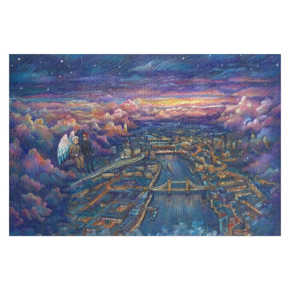 Above London Jigsaw Puzzle Jigsaw Pieces Adults Personalized Picture Wooden Name Custom Personalized Puzzle