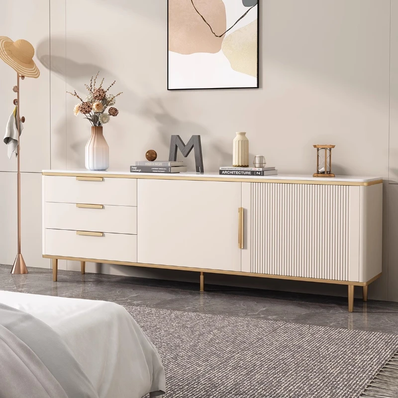 

Vertical Handles Stand Cabinet Modern Simple Drawers Shelf Tv Stand Design Floor Muebles Para El Hogar House Accessories