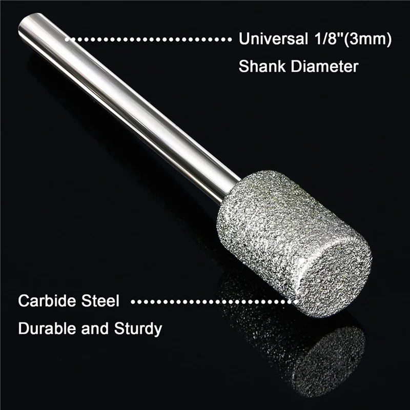 A95I-Stone Carving Set,60PCS Diamond Burr Bits For Stone Rocks Glass Ceramics Dremel Rotary Tools(4Mm 5Mm 6Mm 8Mm 10Mm 12Mm)