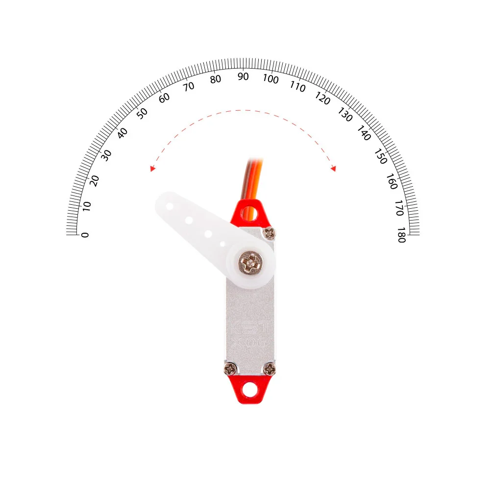 KST X06 V6.0 1.8Kgf.cm 0.07sec HV Cyfrowy Bezrdzeniowy Silnik Serwo DC z Metalowymi Przekładniami do Modeli RC, Samolotów i Zabawek — zdjęcie produktu 4