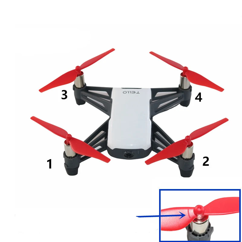 6 coppie di pezzi di ricambio per pale di elica per accessori DJI Tello Drone