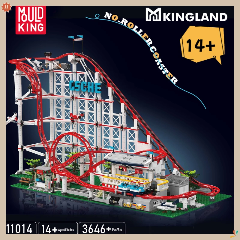 

Mold King 11014, моторизованная подставка для роллов, строительный блок в сборе, техническая подставка для роллов, кирпичные игрушки, детский рождественский подарок