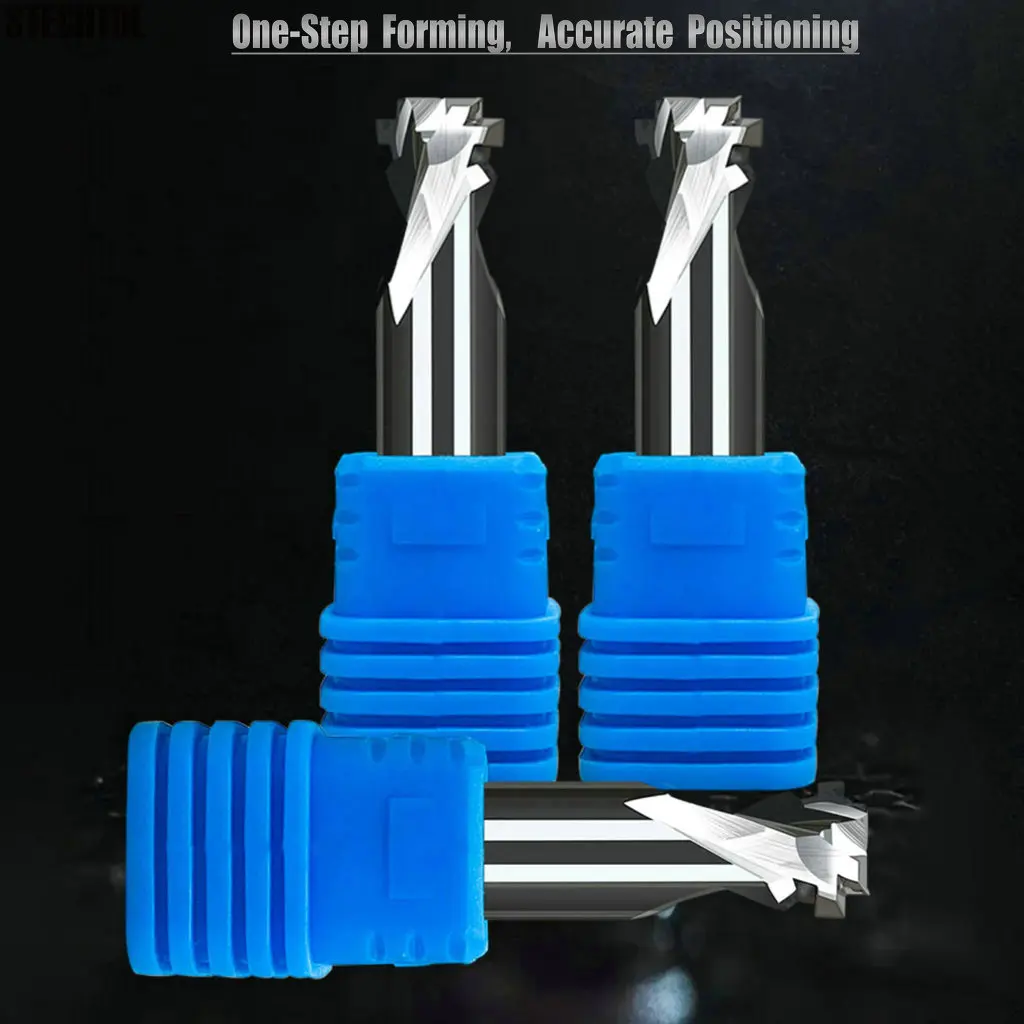 

6-12mm LED Neon Light Milling Cutter Tungsten Steel Slotting Router Bits CNC Molding Tool Engraving Enmill for Wood Acrylic PVC