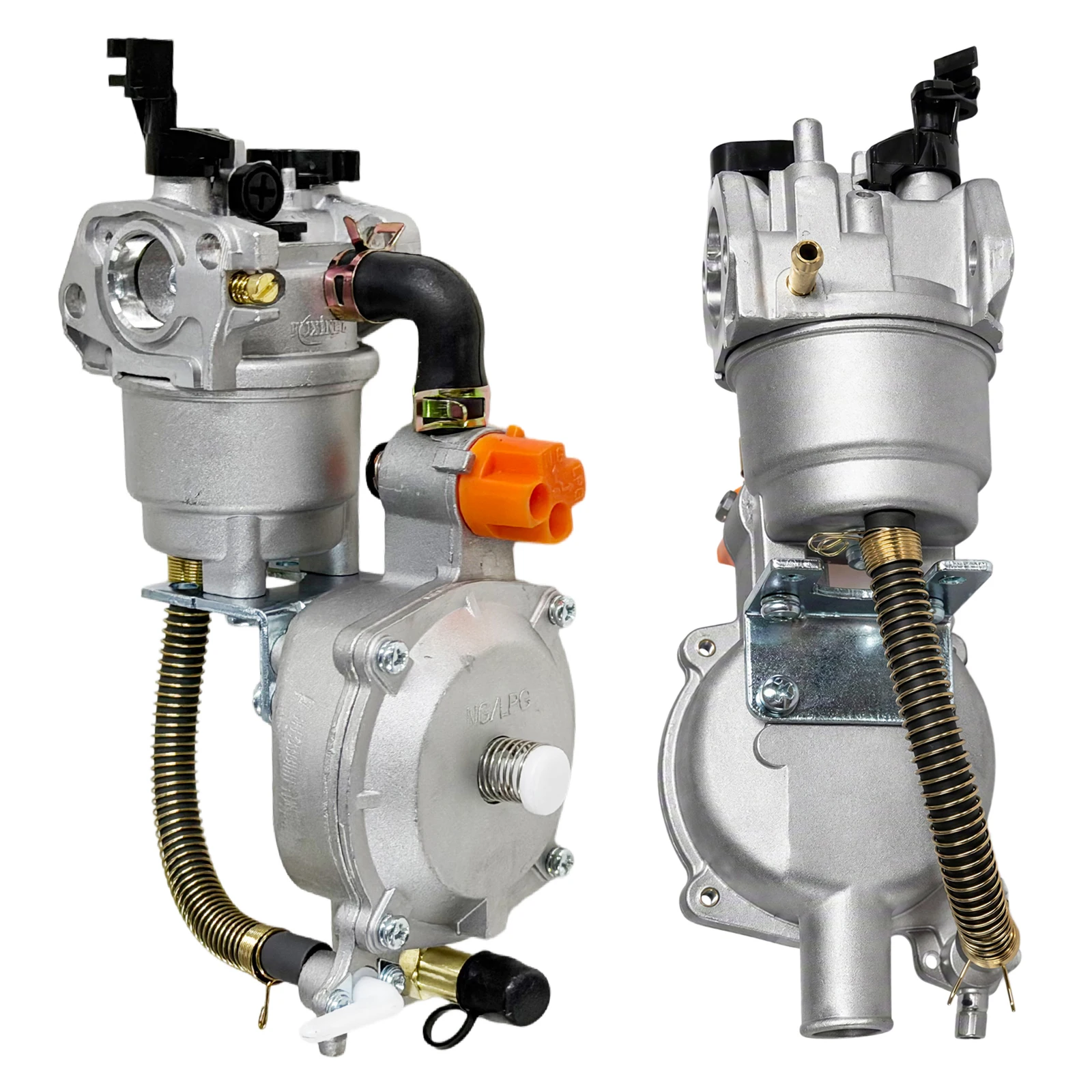 Carburador de combustible dual (gasolina, GLP, gas natural) para kit de bomba de agua y generador 168F GX160 8HP 9HP 2KW-6.5KW