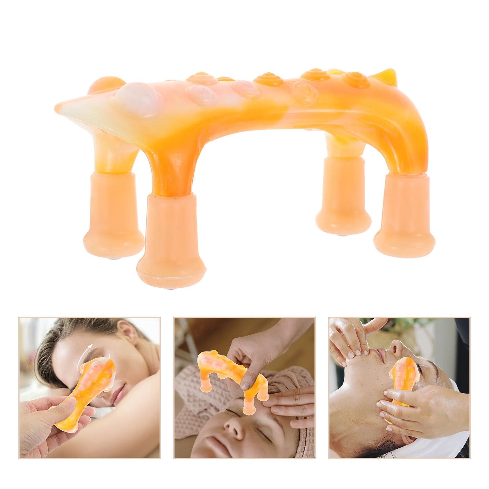 

Massage Dog Manual Trigger Point Handheld Massager Steel Ball Roller for Muscle Back Neck Foot Shoulder Leg Pain Relief