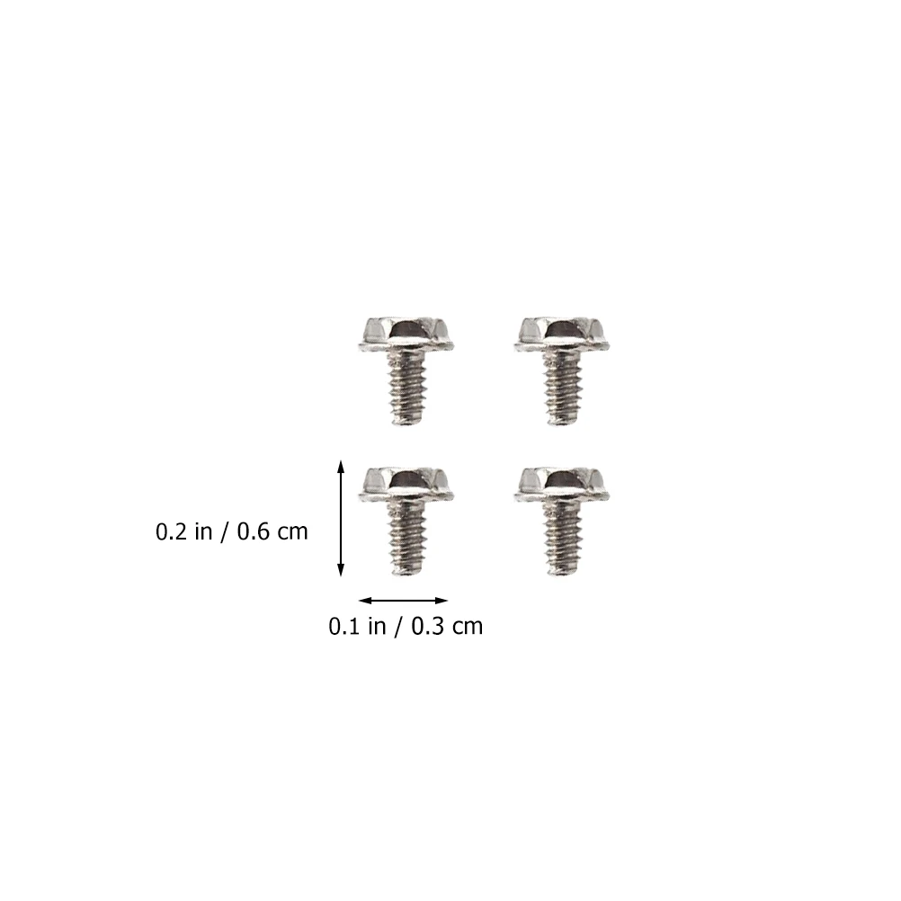 

100 pcs Computer Case Screw Metal Round Head Fastener For Pci Supply Replacement Hardware Lightweight Easy