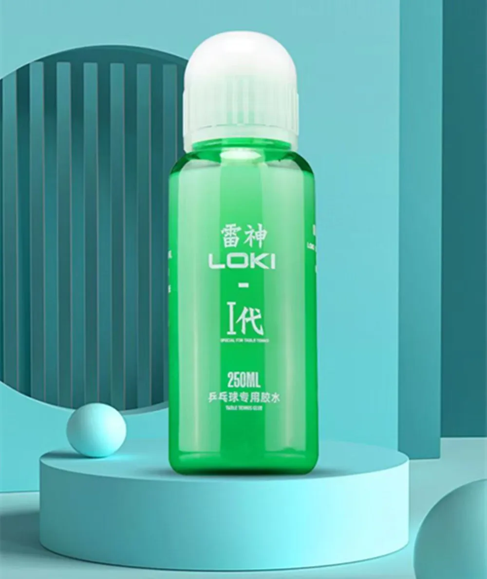 

New LOKI 250ml Professional Table Tennis Glue with Brush Organic Ping Pong Rubber Adhesive Booster Ping Pong Rubber Sponge Glue