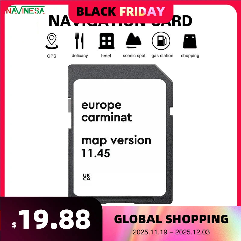 

Carminat 11.45 for Renault Laguna 2008 2010 Car GPS Accessories Naving SD Map Card Cover Portugal Cyprus Serbia Germany Spain