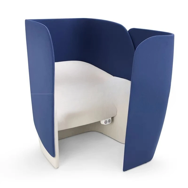 

Sofa chair with table board Office waiting area High back single sofa chair