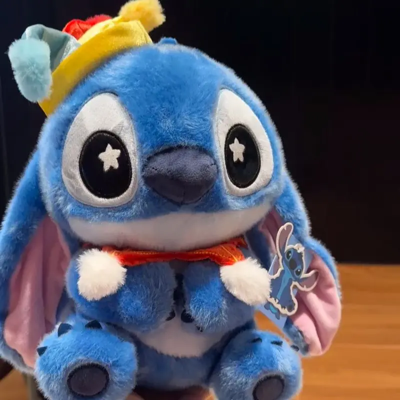 36cm Circus Stitch Clown doll Sitting Surprise Clown doll Toy Gift Stitch Oversized doll Child Birthday Gift