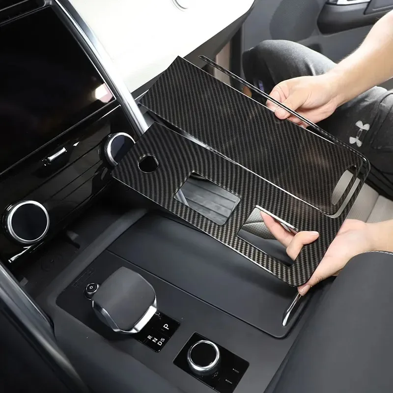 

For Land Rover Discovery 5 LR5 L462 21-25 ABS Car Central Control Gear Panel Frame Covers Trim Sticker Interior Car Accessories