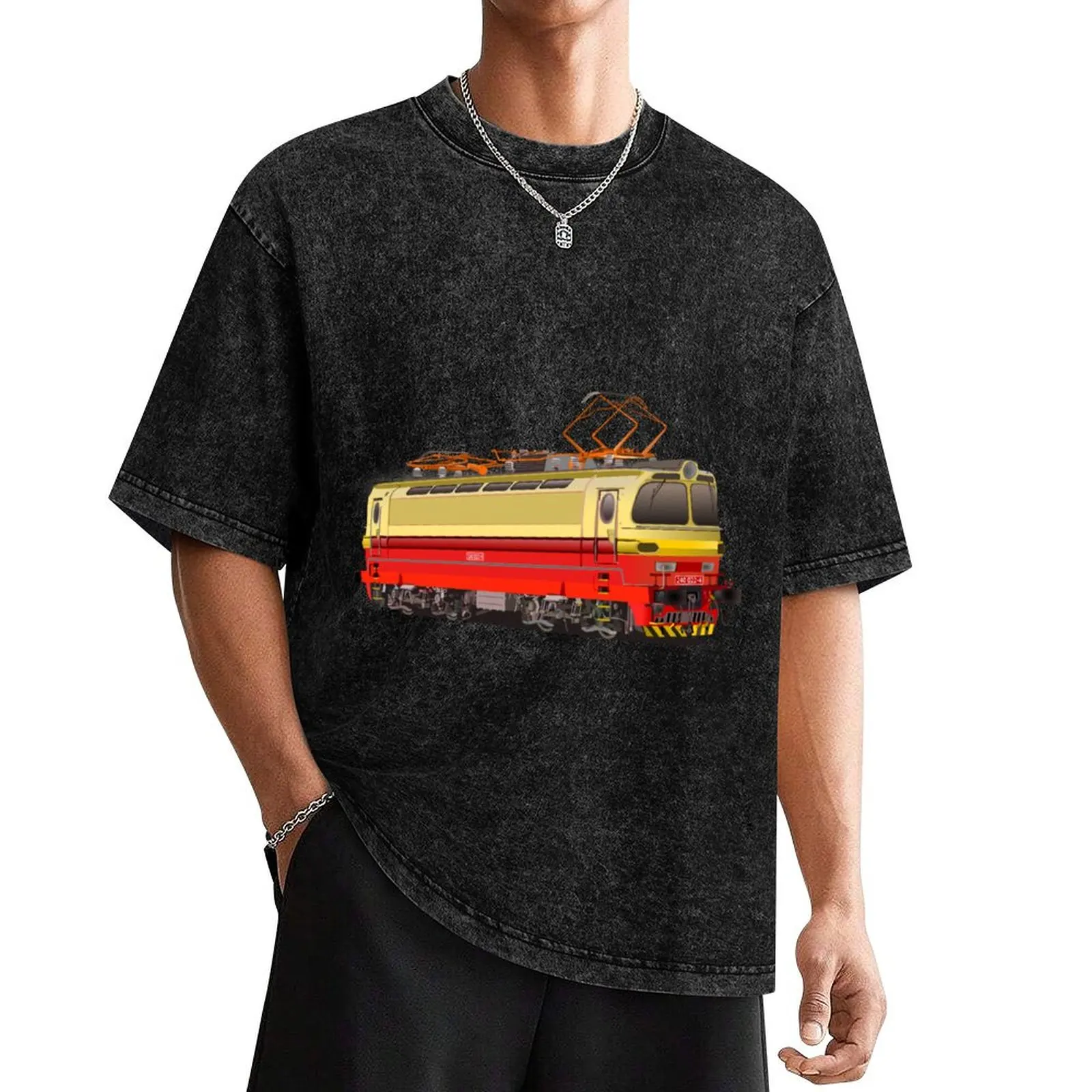 

Electric locomotive 240 T-Shirt fashion shirts topping customs design your own cute clothes big and tall t shirts for men