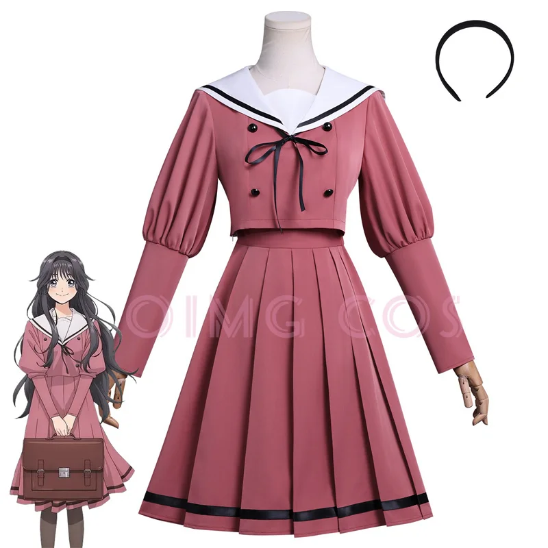 

The Fragrant Flower Blooms with Dignity Waguri Kaoruko Cosplay Costume Uniform Jacquard Fabric Anime Chinese Costumes for Women
