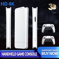 Mini M15 4K game console Home TVvideo game 64Gretro console 128Gplayer HD video game stick 2.4G dual wireless control PS1 gift