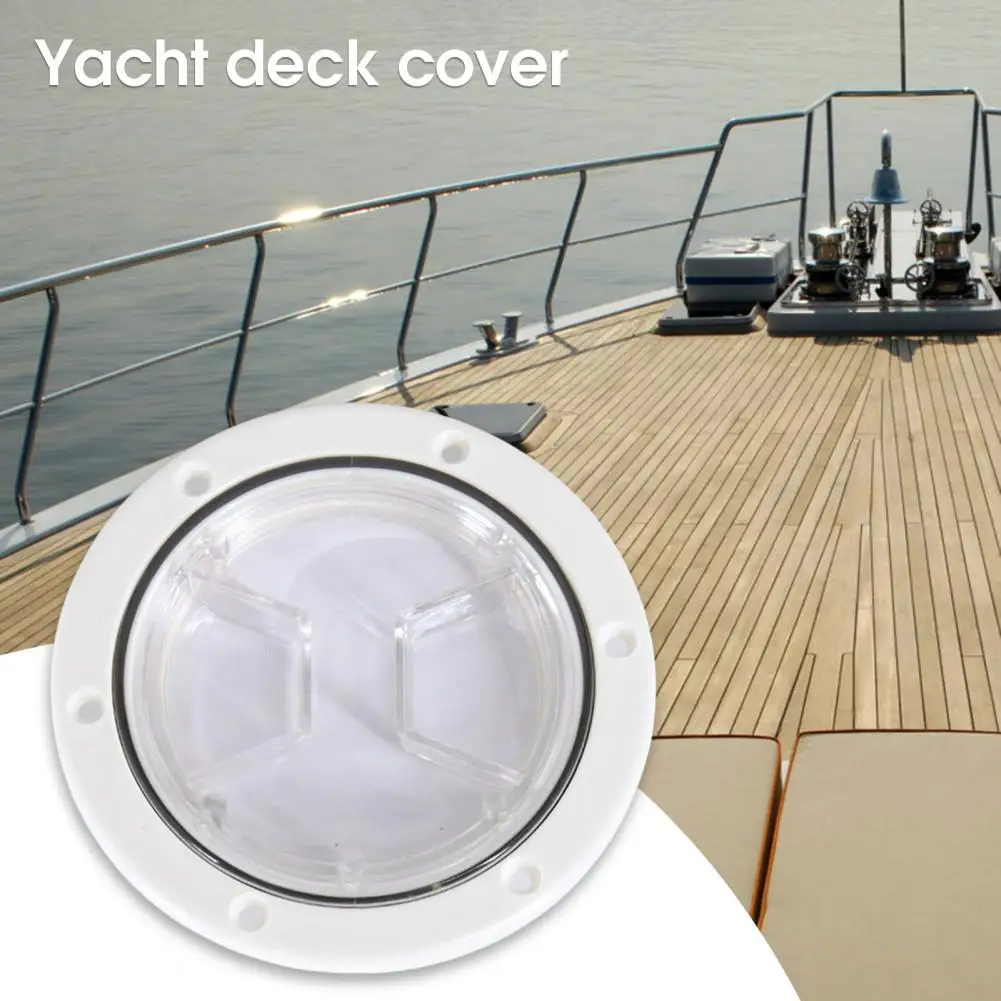 Deck Lid Round Transparent Anti corrosion High impact Easy Installation Protect Long Life Marine Boat Deck Cover for Ship