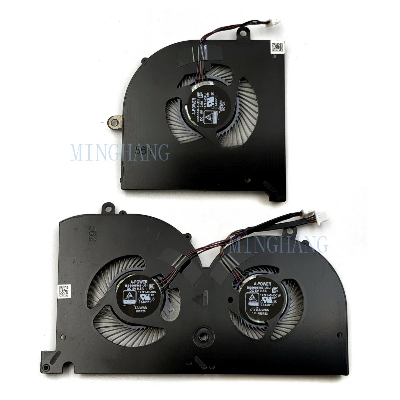 M  New for  MSI GS75 Stealth P75 creator 8SE 8SF 8SG MS-17G1 MS-17G2 CPU & GPU Fans