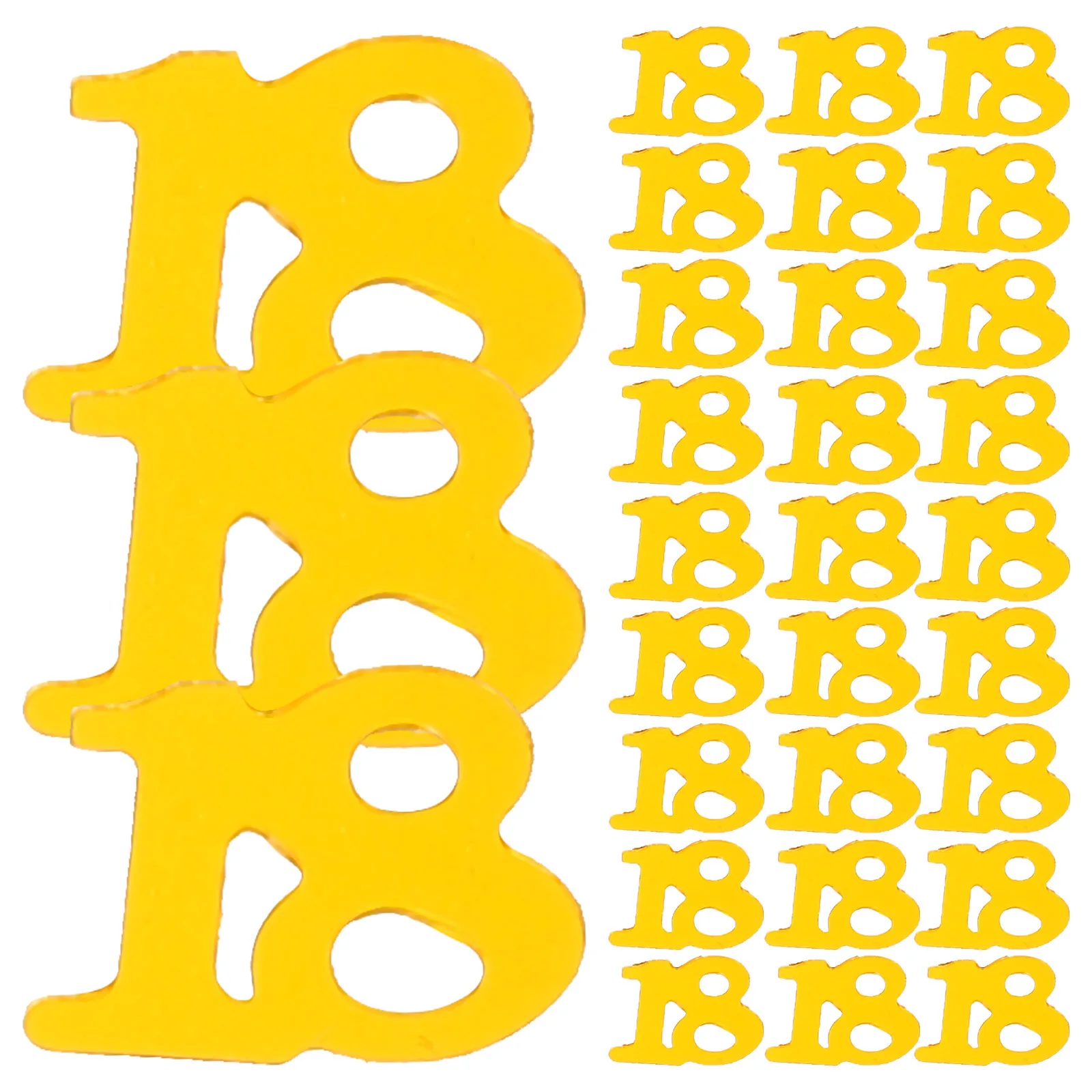 

1200Pcs Number Sequins Confetti Silver Party Supplies Birthday Anniversary Table Decorations Celebration Number Confetti