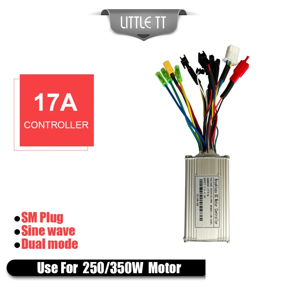 AED5-1 مجموعة 17A تحكم + KT-BZ-8 الداعم + S800 عرض + TT090 خنق إصبع الطلب أطقم 24 فولت 36 فولت 48 فولت 250 واط 350 واط #1