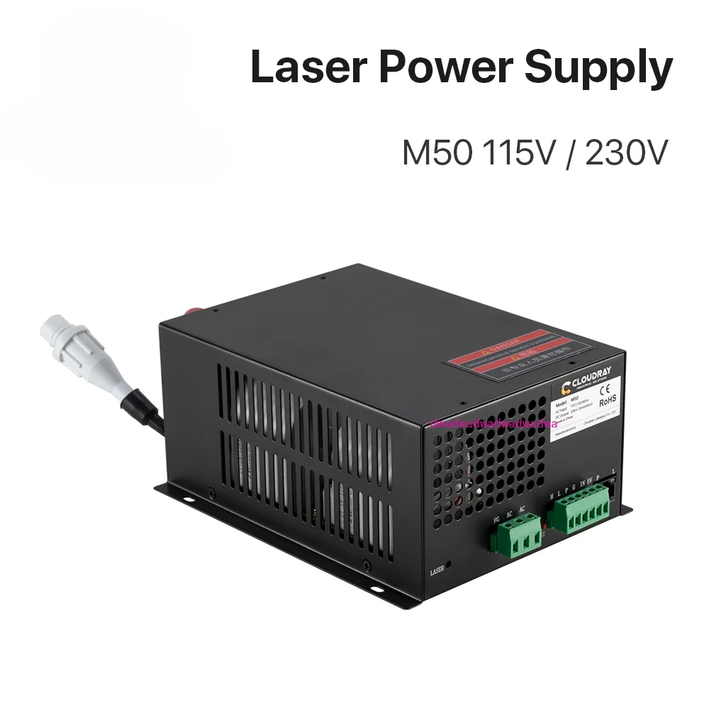 

Cloudray 50W CO2 Laser Power Supply for CO2 Laser Engraving Cutting Machine M50 category for Co2 Laser Marking Machine