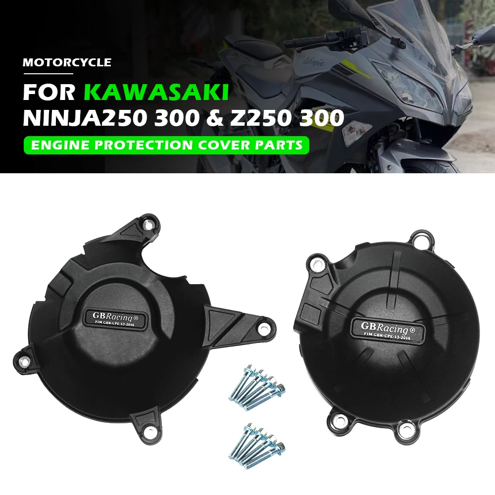 

For KAWASAKI Z300 Z250 NINJA300 NINJA250 Engine Covers Protectors Motorcycles Engine cover Protection case GB Racing