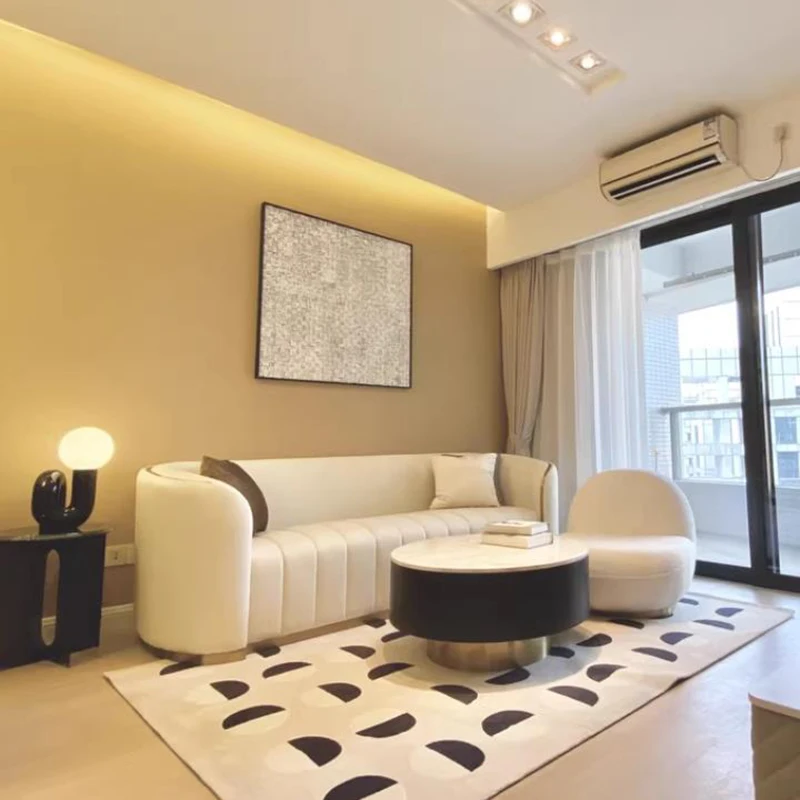 Luxury Leather Living Room Sofas Relaxing Hallway Nordic Armchair Living Room Sofas Sectional Modern Divano Postmodern Furniture