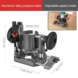 Adjustable Angle Trimming Slotting Gong Machine Engraving Complete Wood Routers Milling Base Protective 2024 New