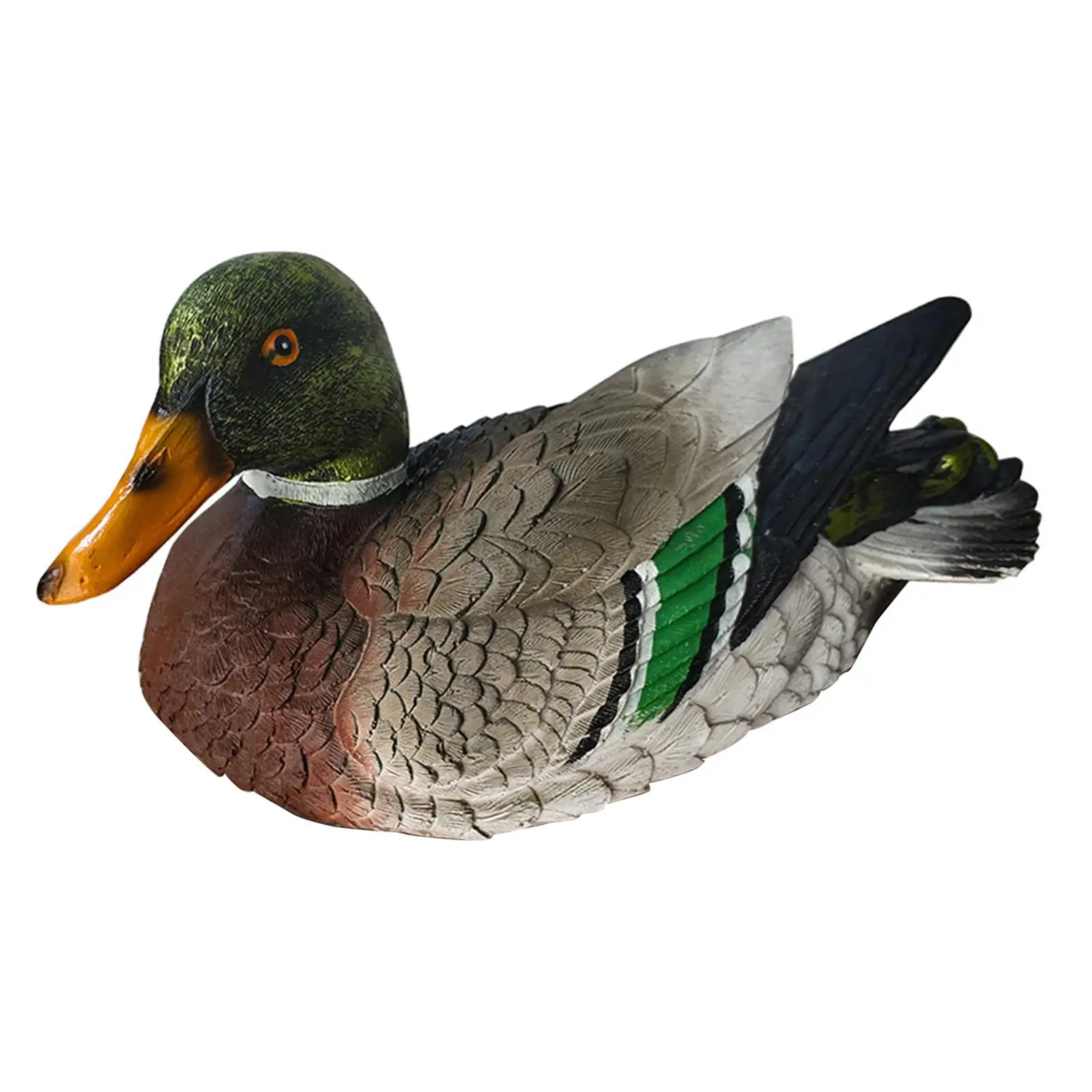 Resin Garden Duck Statue Animal Sculpture Collectible Floating Pond Ornaments Outdoor Garden Decoration Piece