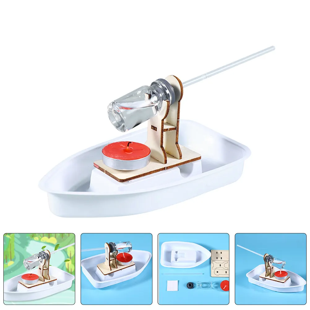 

2Sets Realistic Sailboat DIY Kit Wood Glass Plastic Wax Materials Fine Craftsmanship Hands on Activity Creative Home Decor