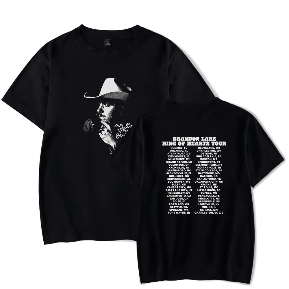 Brandon Lake Merch tshirt King Of Hearts Tour Unisex Tops Tee Outdoor Tee Fashion y2k Tops