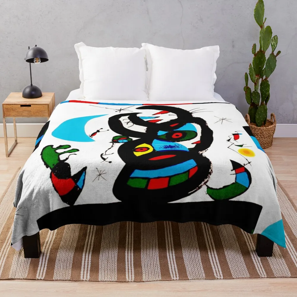 

Joan Miró Montroig I Abstract Surrealism Throw Blanket Quilt Baby Decorative Sofa Bed Fashionable Blankets