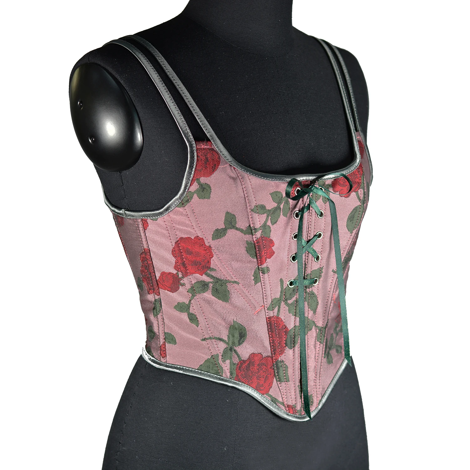 Women Sexy Vintage Corset Camisole Vintage Sleeveless Flower Lacing Bandage Slim Fit Tops Bustiers