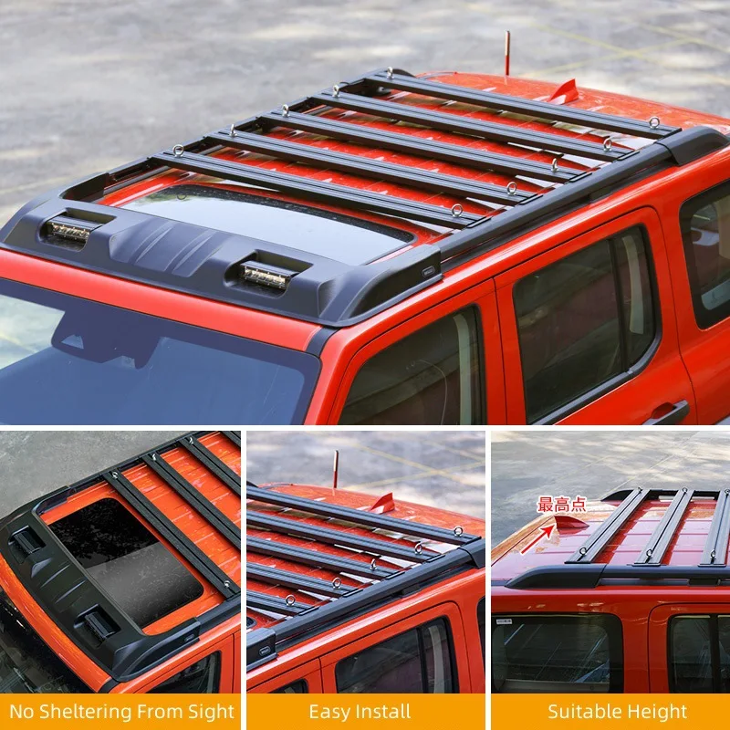 

Применимо 300-посылка на крышу или рама багажника, модификация для бездорожья, платформа на крыше со светодиодной подсветкой Punch-Expansio