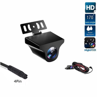 for AZDOME PG17/PG18S/M300S/M660/M63 Lite Rear Backup Camera 1080P HD 4 Pin Mirror Image Parking Line Waterproof Night Vision