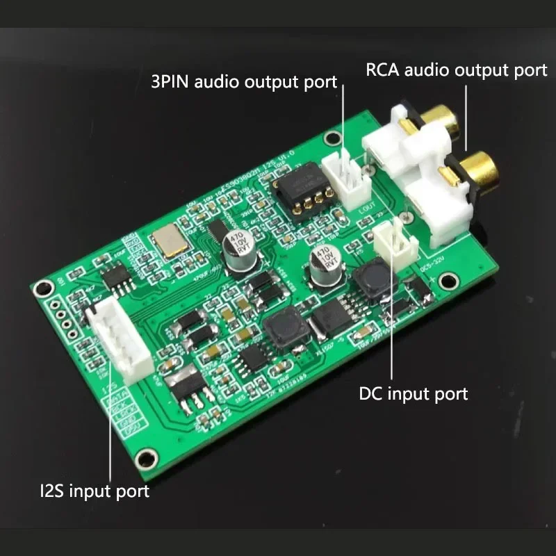 Scheda di decodifica DLHiFi ES9038 I2S DSD512 aggiornamento Decoder DAC lettore di dispositivi Bluetooth