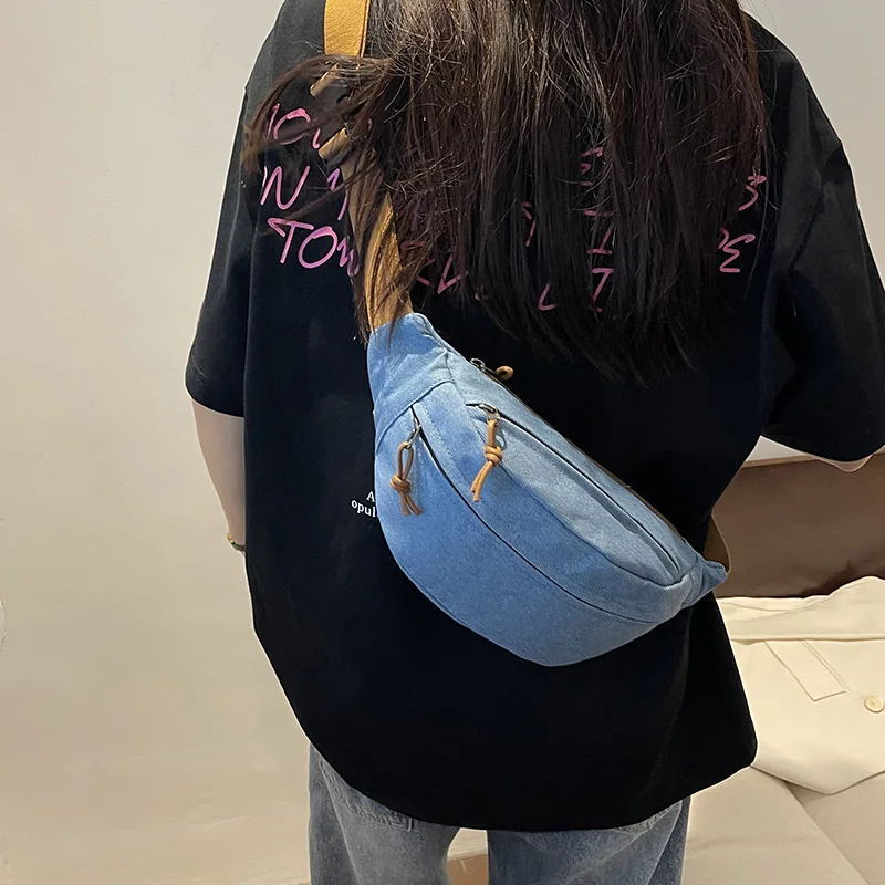 Casual Cord Gürtel Taschen für Frauen Mode Fanny Pack Weibliche Banane Taille Tasche Hüfte Geldbörse Schulter Crossbody Brust Tasche Tasche – Detail 19