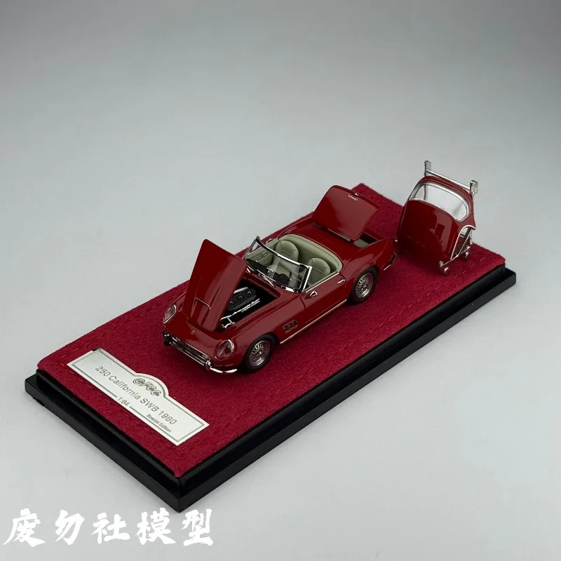 New GFCC 1/64 Alloy 250 California SWB Realistic Car Model Figurine - Collectible, Adult Decorative Item, Boys' Gift