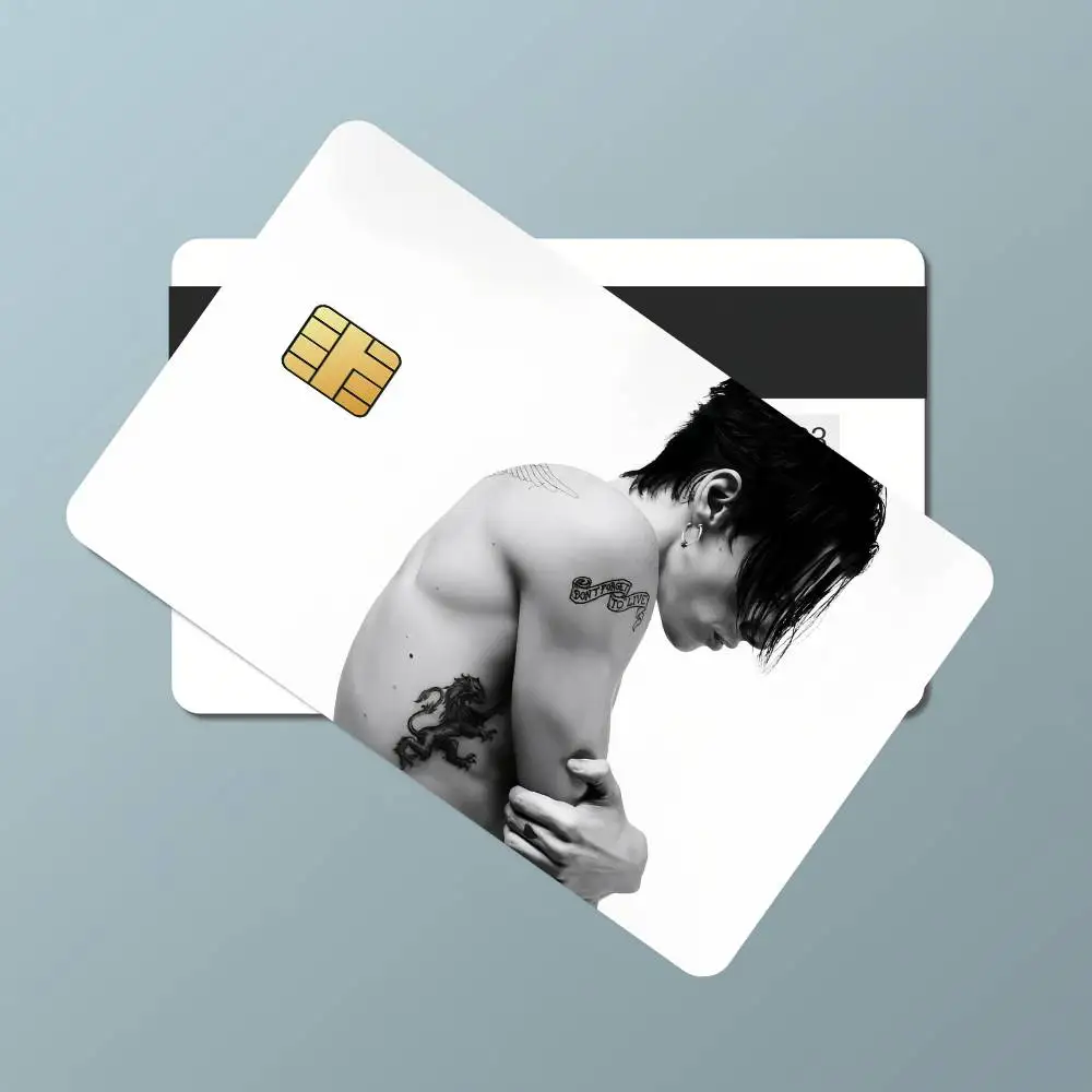 Singer YUNGBLUD Ldols Card Stickers Waterproof Film Skin Cover 4PCS Credit Card Stickers Debit Front Decoration Commuter Pass