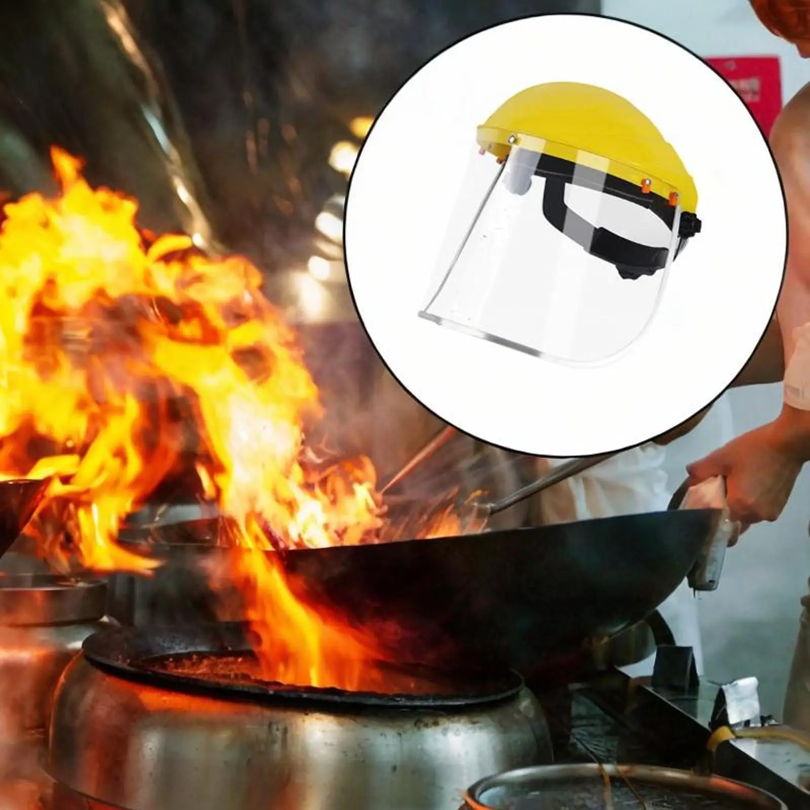 Face Dustproof Replacement Protector for Industrial Cooking Grinding