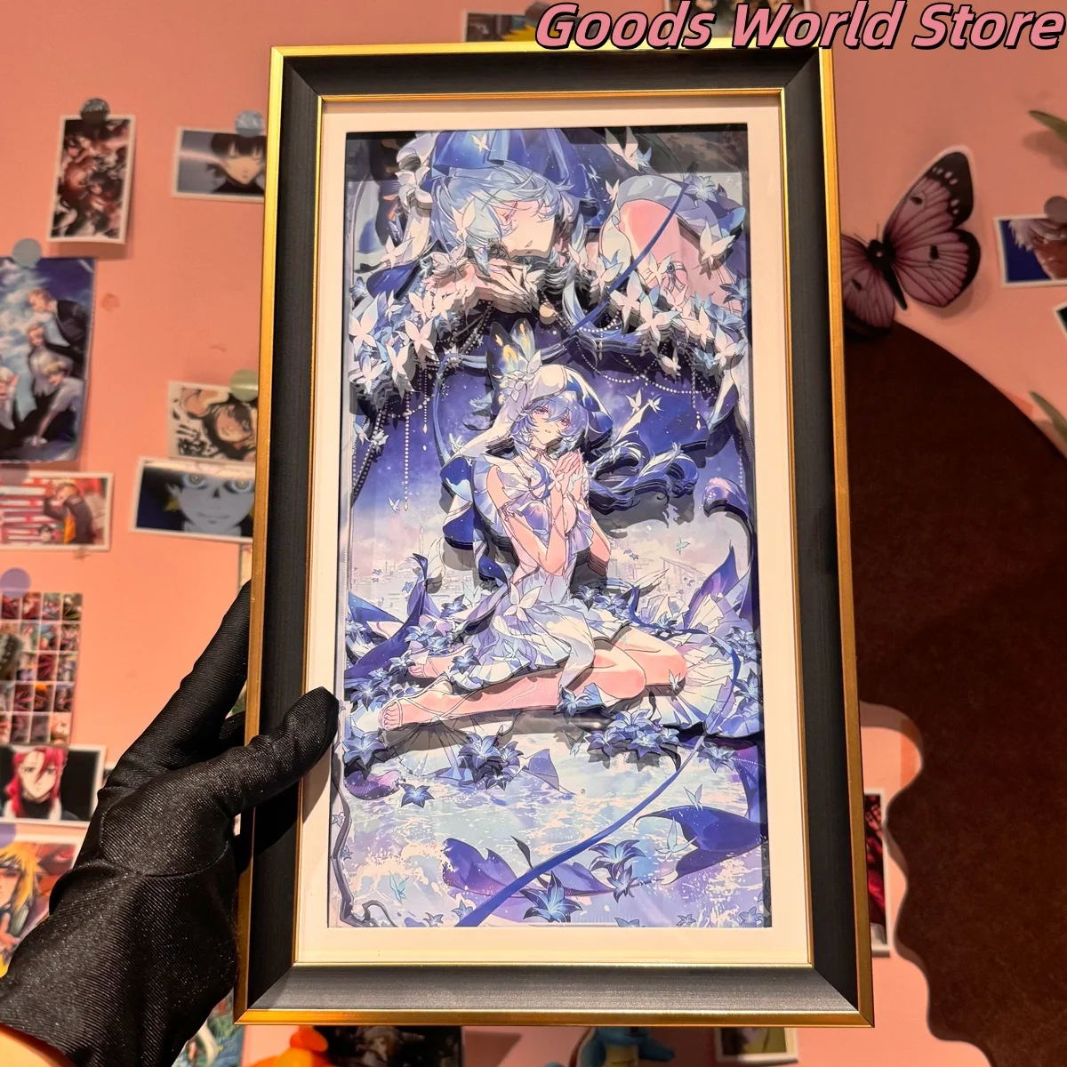 

В наличии Shorekeeper 3D стереоскопическая живопись орнамент игра Wuthering Wave Shorekeeper косплей костюм аниме подарок на Хэллоуин