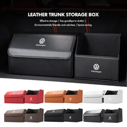 Car Trunk Storage Box Multiuse Portable Storage Organizer Tool For Volkswagen VW Passat Golf 4 5 6 Tiguan Polo Scirocco Jetta CC