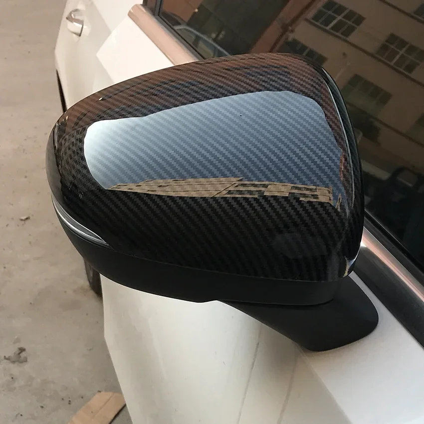 For Mercedes-Benz A class W177 A180 A200 2019-2023 Carbon Fiber Look Car Rearview Mirror Shell Mirror Modification Cover