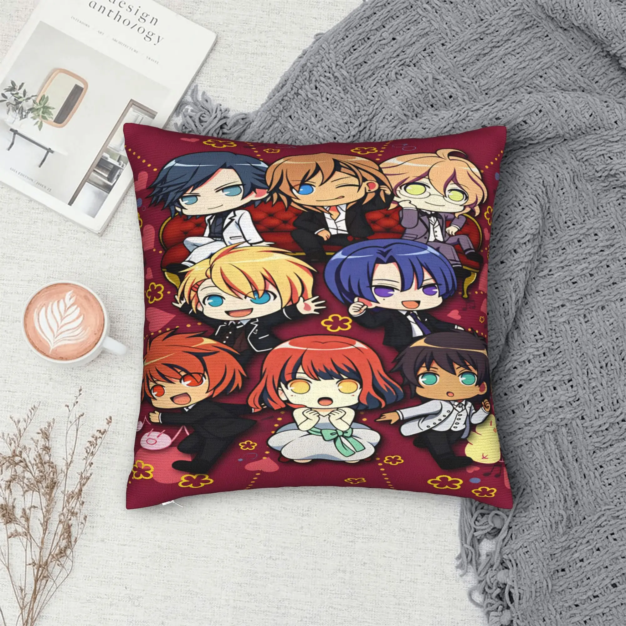 U-Uta no Prince-sama Hijirikawa Masato   Pillowcases  Fashion Pillow Case For Living Room Sofa Comfy Pillow Cover