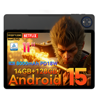 Headwolf WPad7 Android 15 Tablet 11 inch T606 CPU 12GB RAM 128GB ROM 1200*1920 IPS 8000mAh Battery 4G SIM Tablet