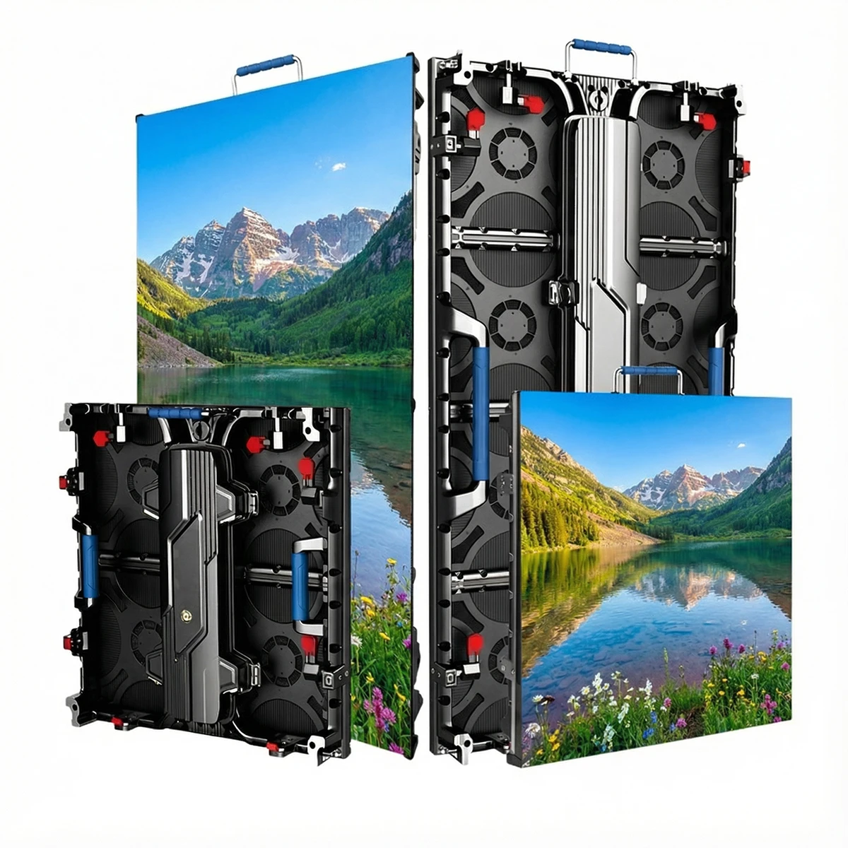 Hot Sell High Brightness P5 P6.67 P8 P10 Front Service Outdoor Fixed Led Display Billboard Sign Board Signage Advertising Screen